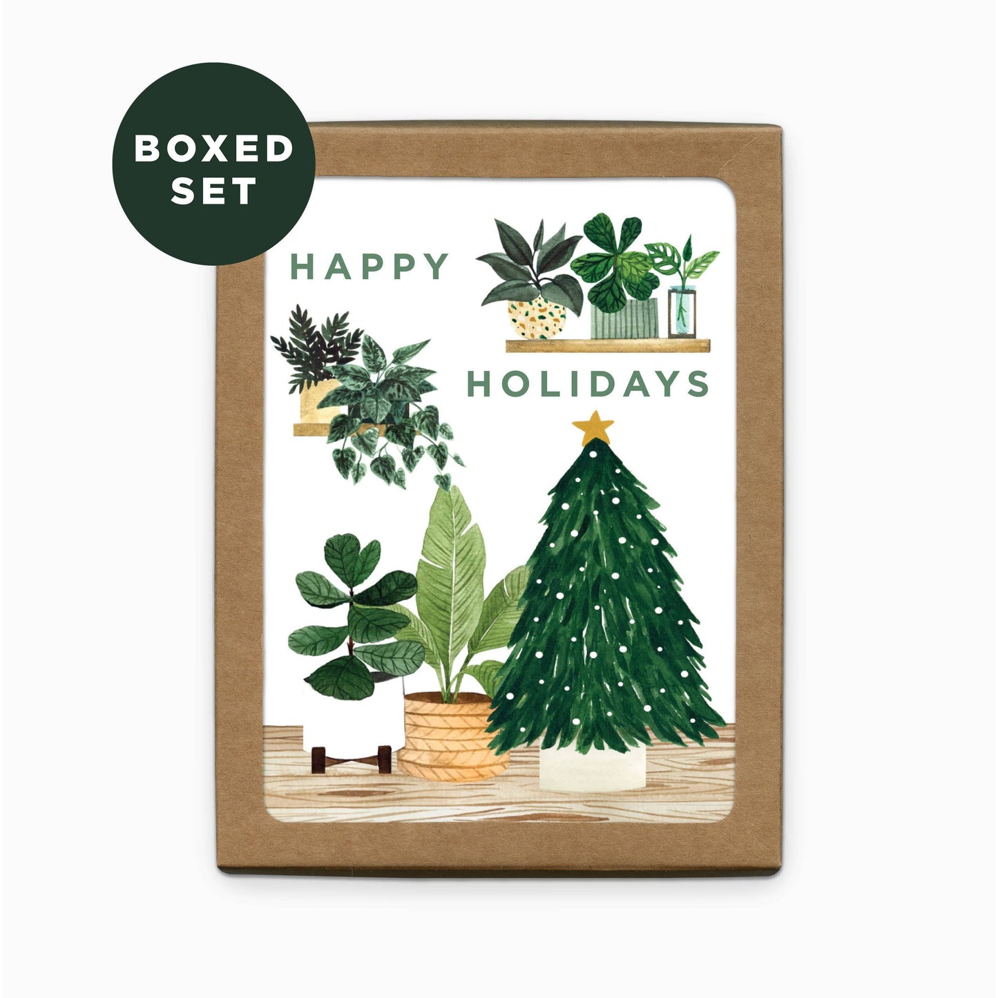 Holiday Plant Shelf Card - Boxed Set
