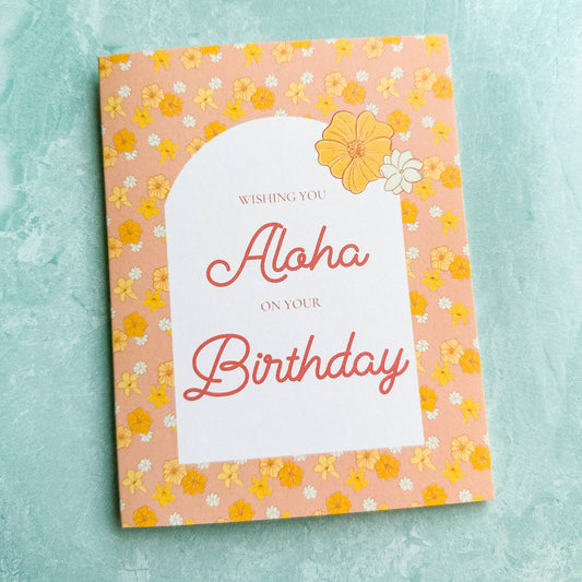 Ilima Birthday Card