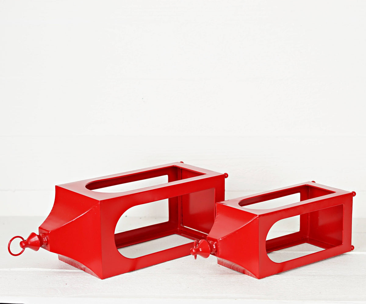 Holiday Red Artisan Lantern