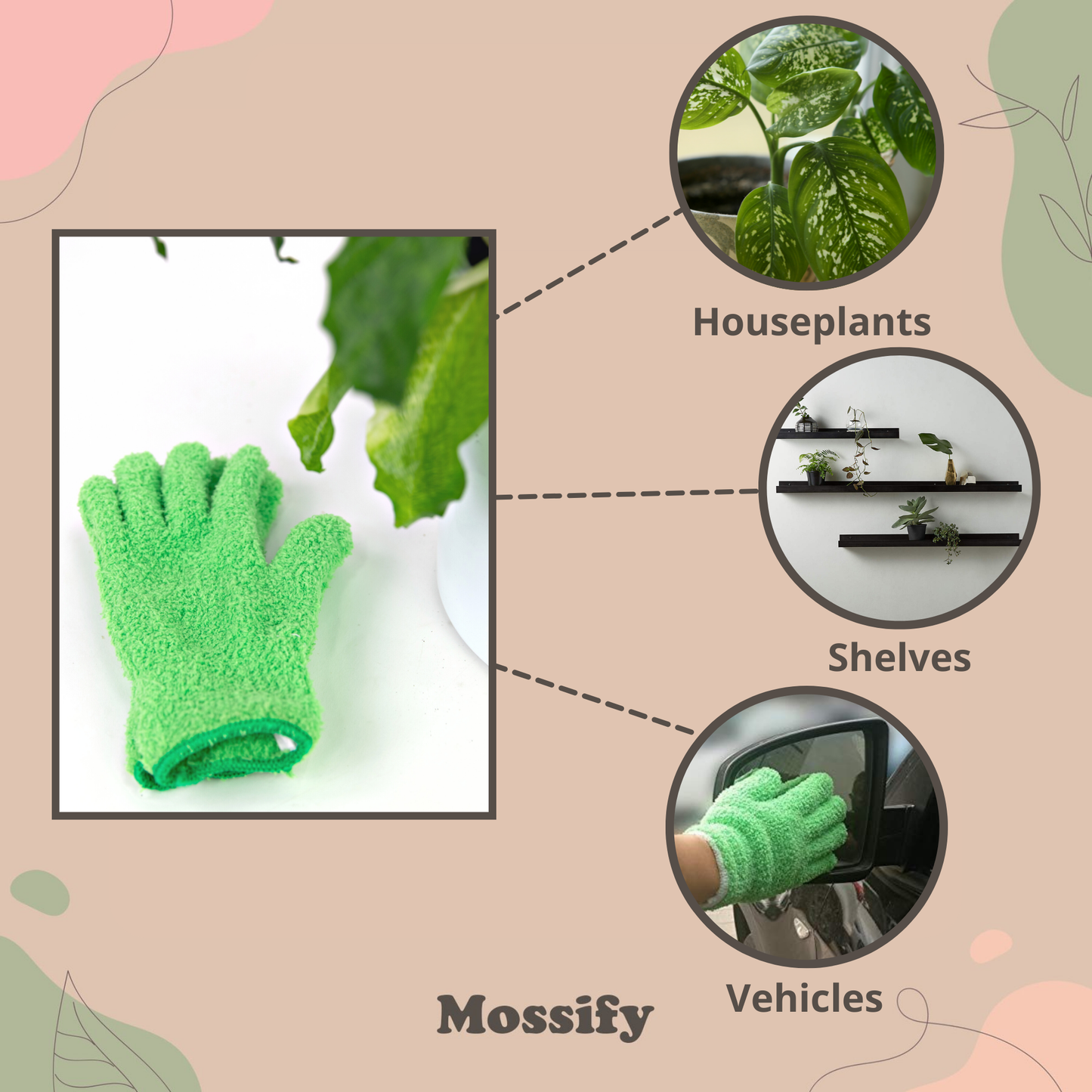 Microfiber Gloves – Reusable Leaf-Shining Gloves for Plant