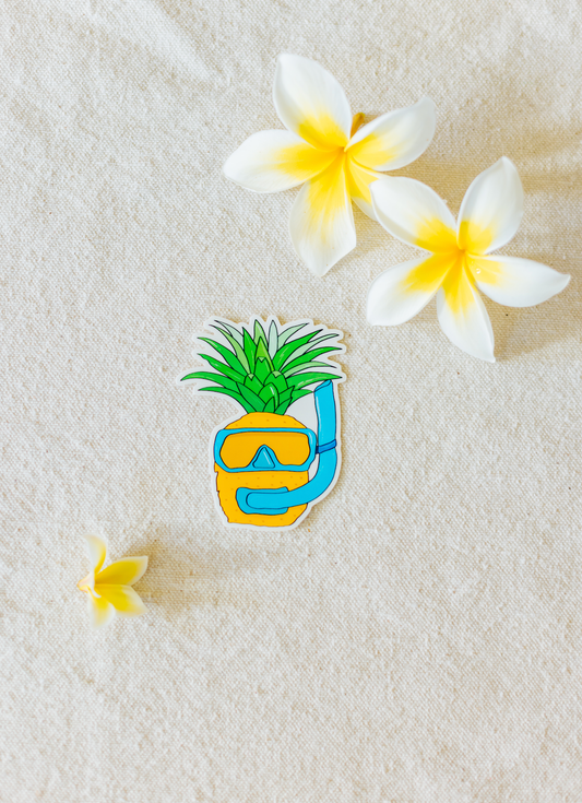 Vacation Pineapple Sticker