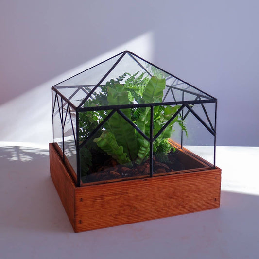 Cottage Handmade Glass Terrarium