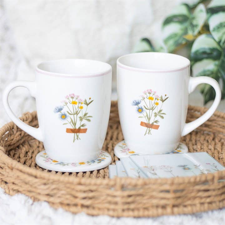 If Mums Were Flowers Mug & Coaster Set