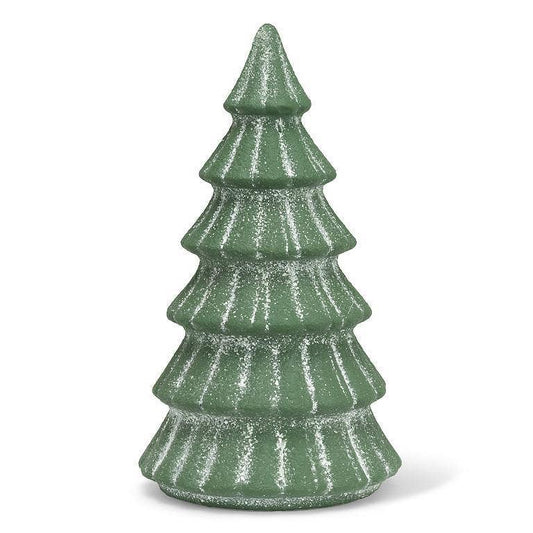 Large Snowy Evergreen Tree