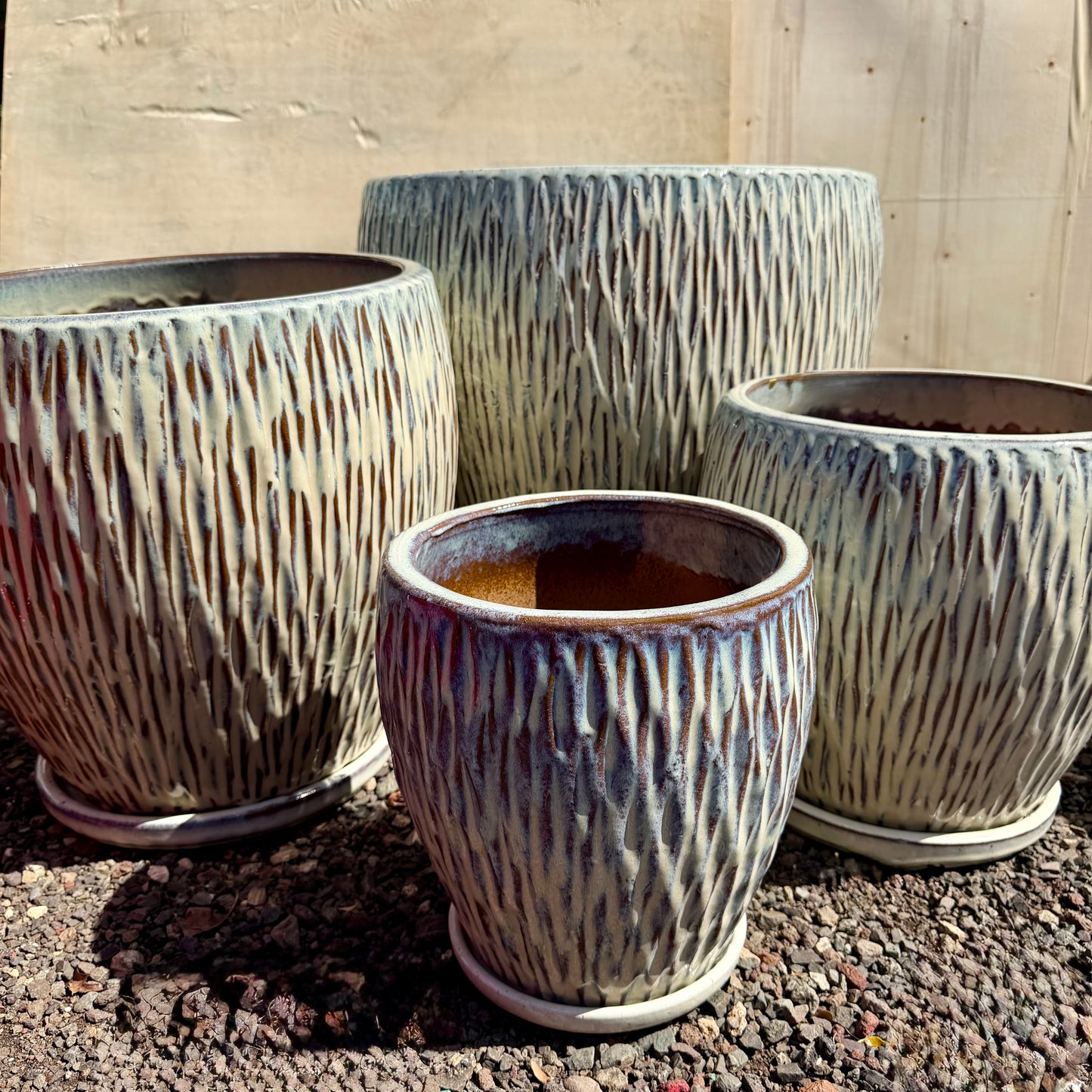 Cascade Egg Pot Planter