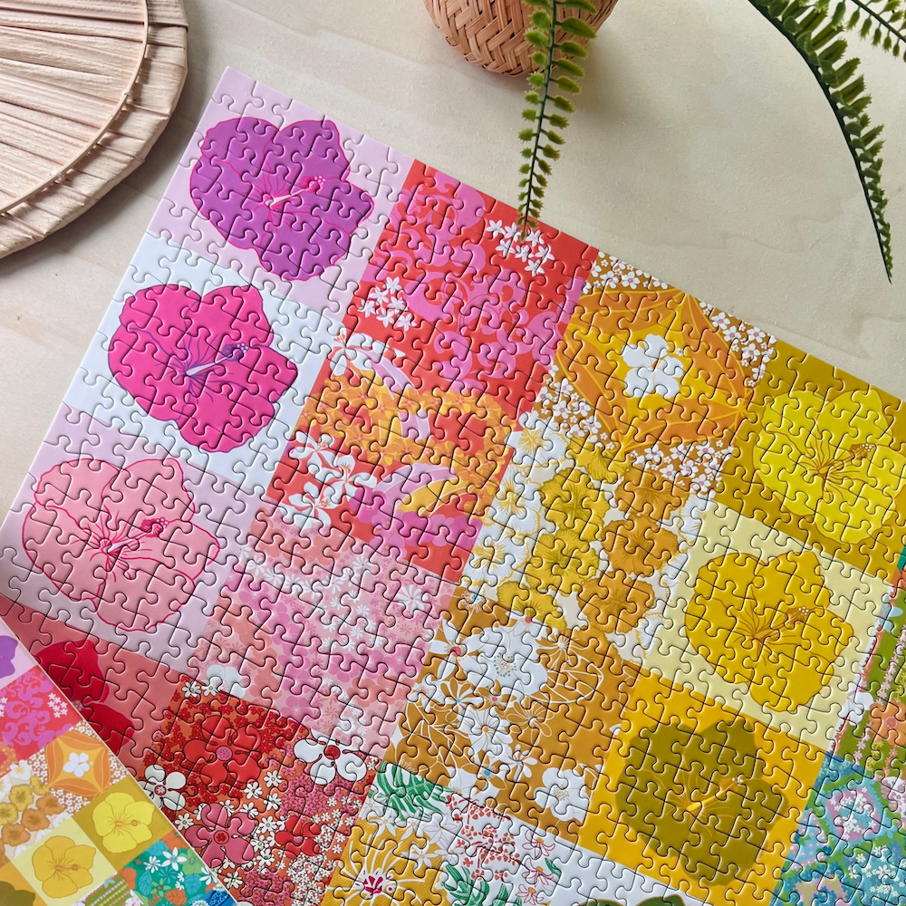 Anuenue Quilt - 1000 piece puzzle