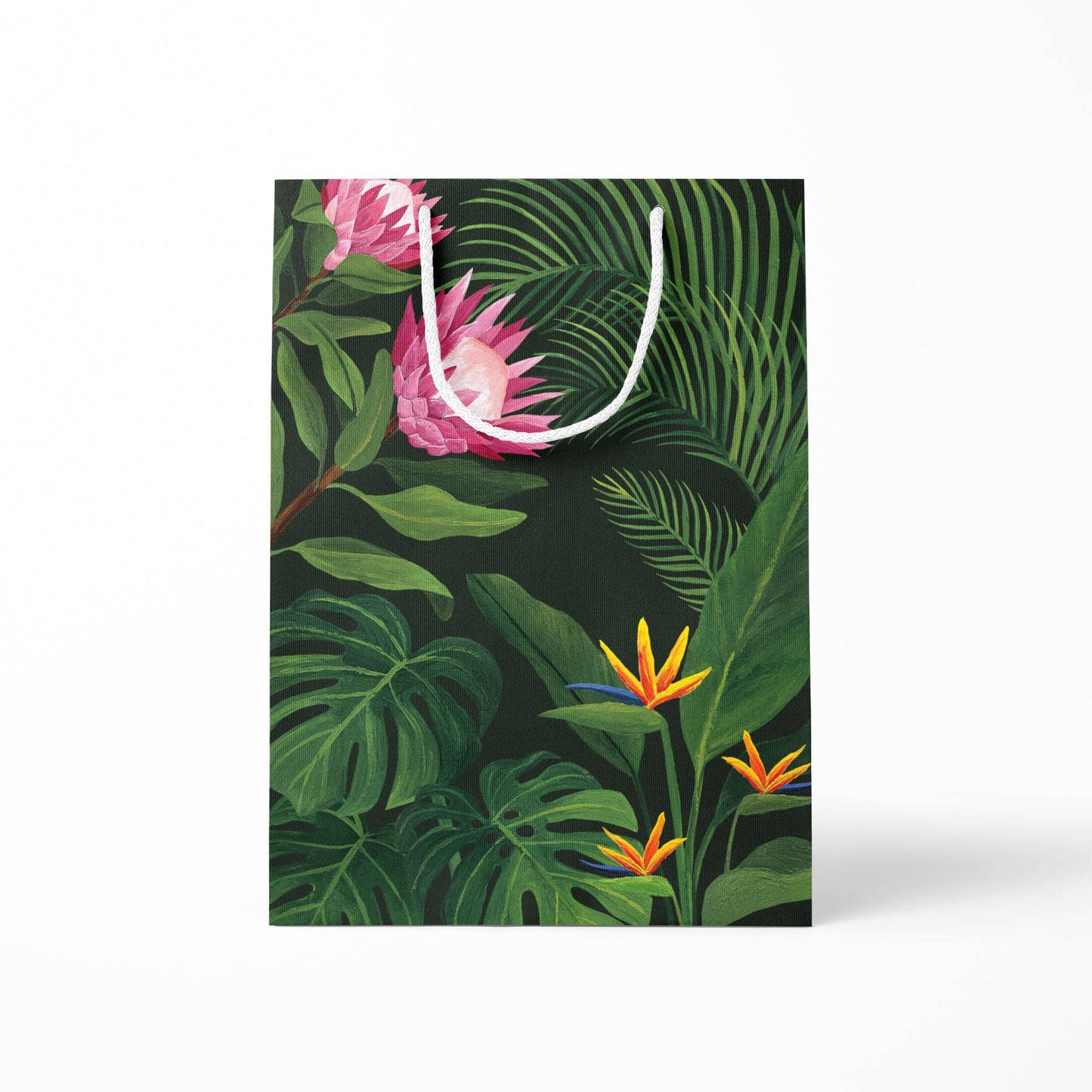 Lush Tropical Floral Gift Bag | Birthday Gift Bag