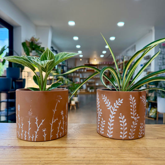 5" Wildflower Cylinder Planter