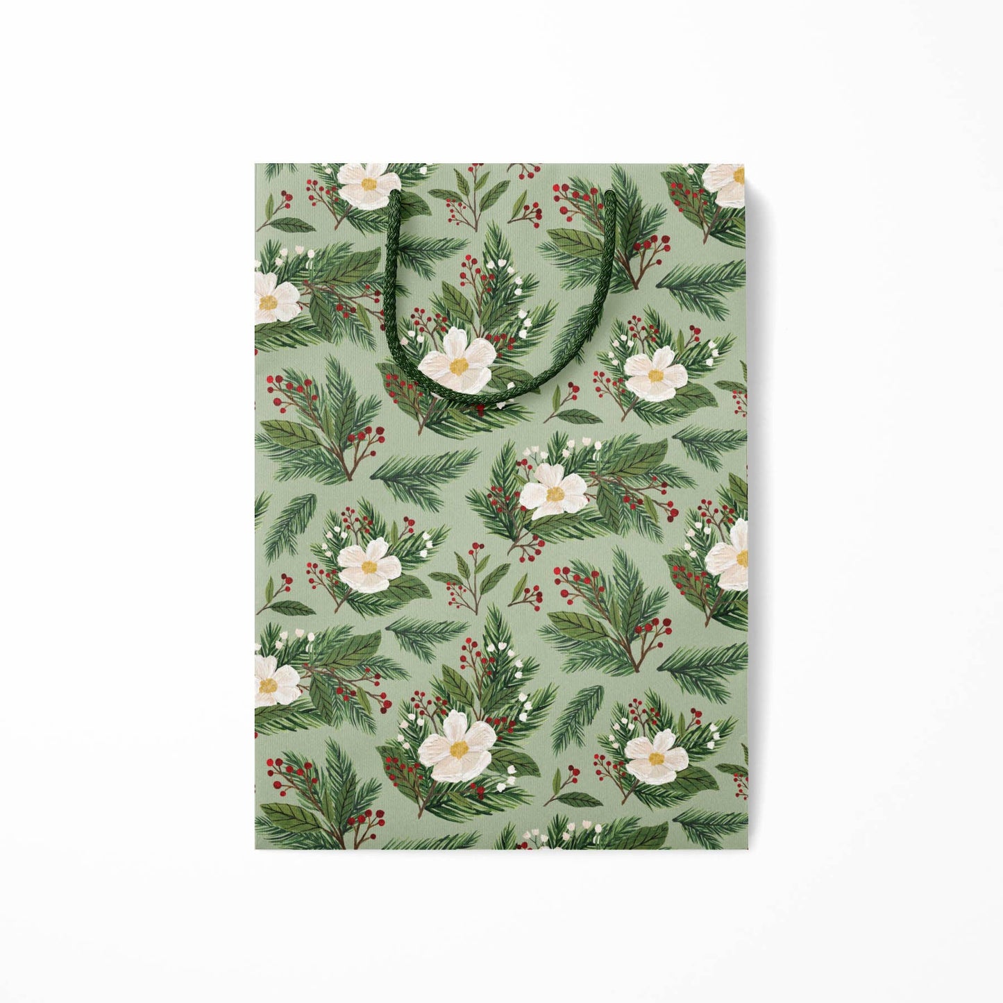 Christmas Floral Gift Bag