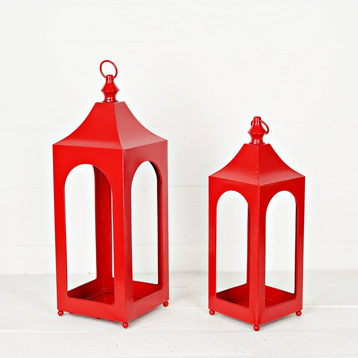 Holiday Red Artisan Lantern