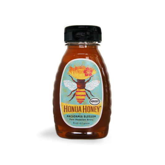 Case Of 8oz Macadamia Honey In Squeeze Jar