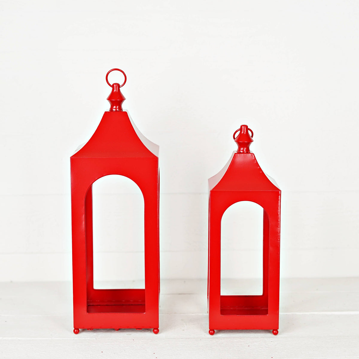 Holiday Red Artisan Lantern