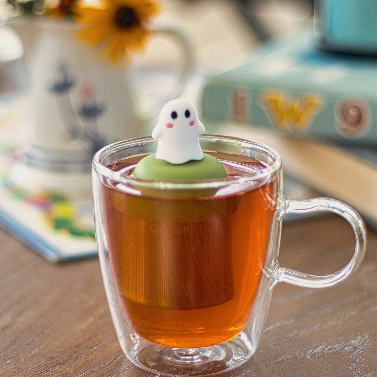 Floating Tea Infuser — White Ghost