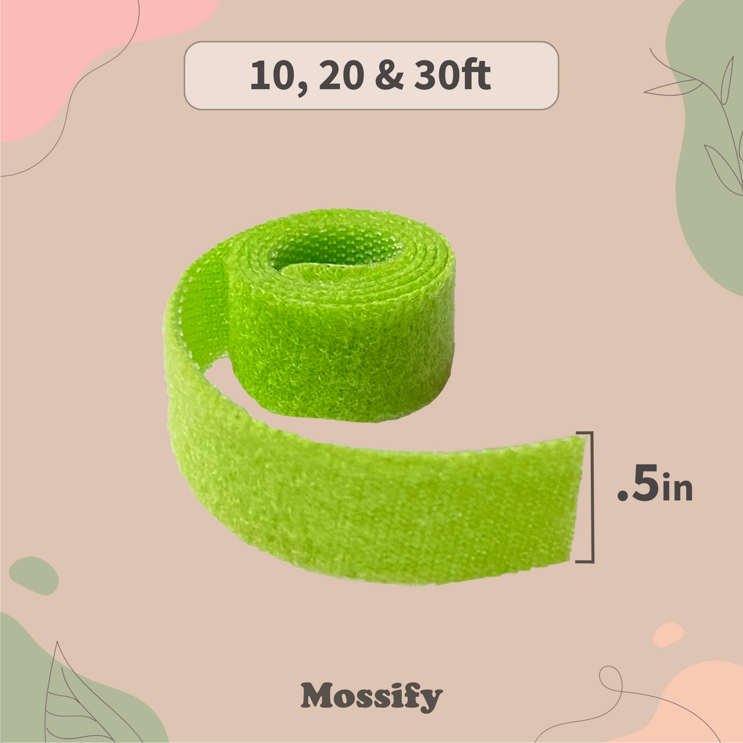 Reusable Plant Tape Pull Up & Support Indoor & Outdoor Plant