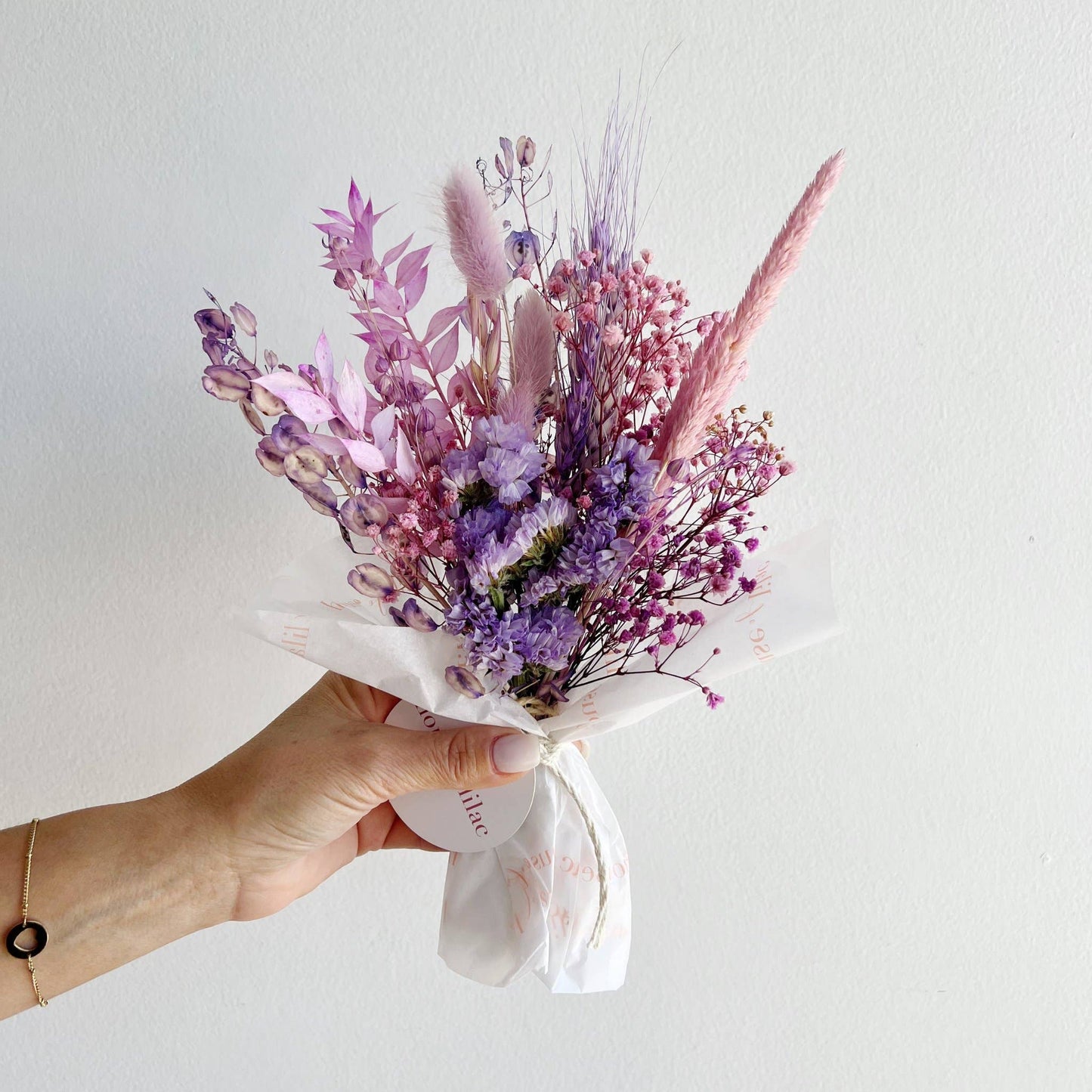 Ombre Dried Flower Mini Bouquet