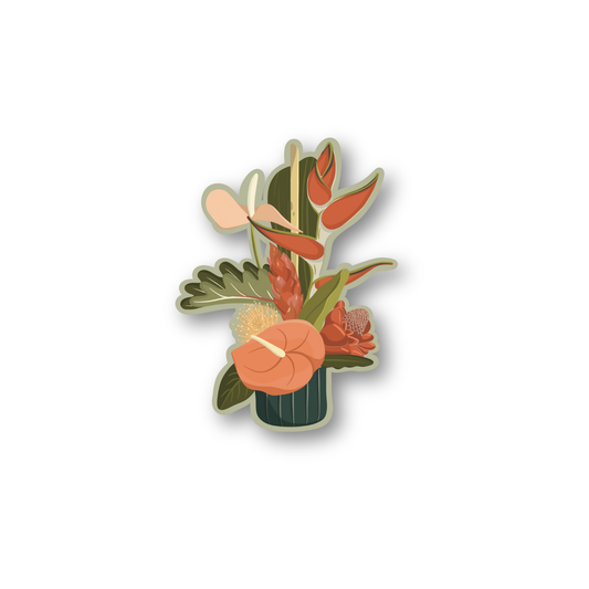 Floral Arrangement Sticker