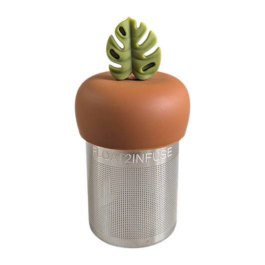 Floating Tea Infuser — Green Monstera