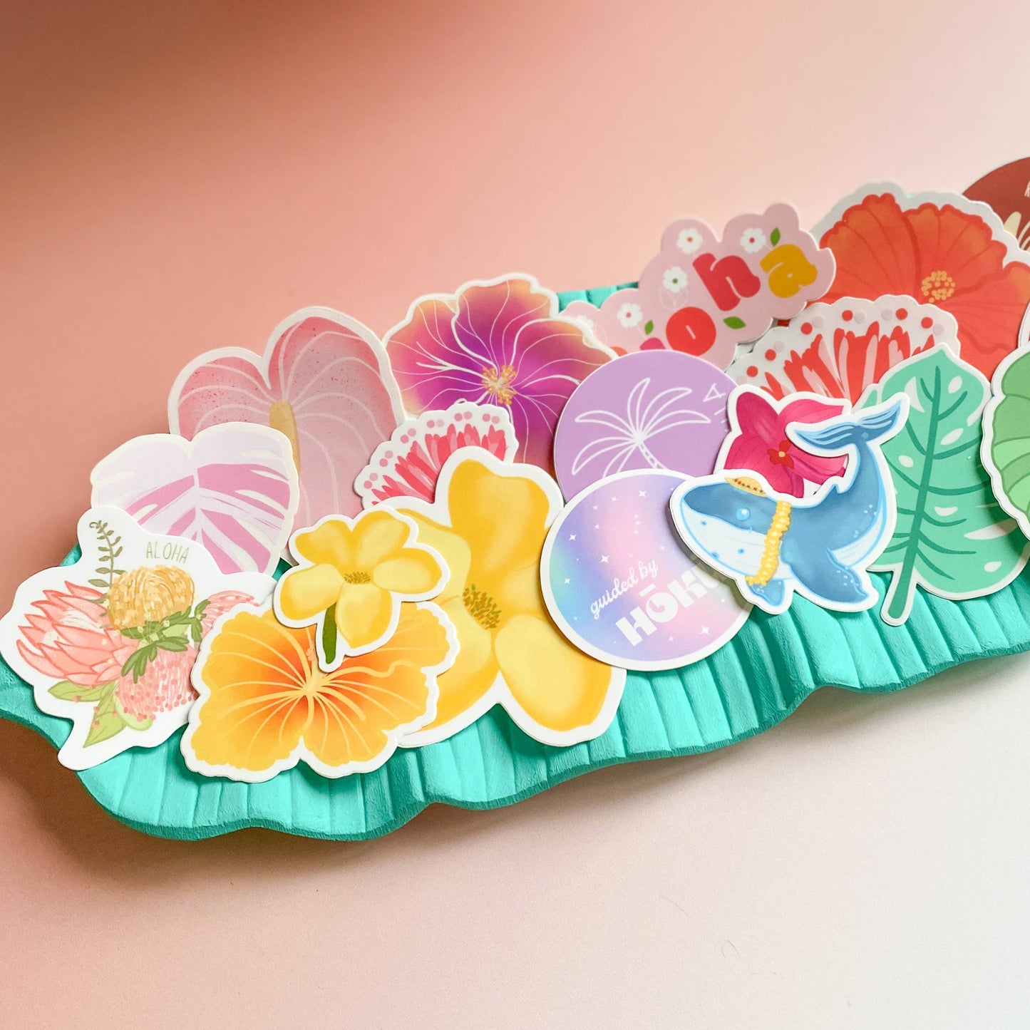 Blooming Mahina Sticker