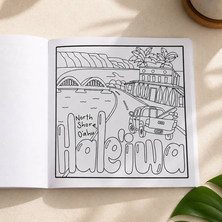 COLOR HAWAI'I Coloring Book