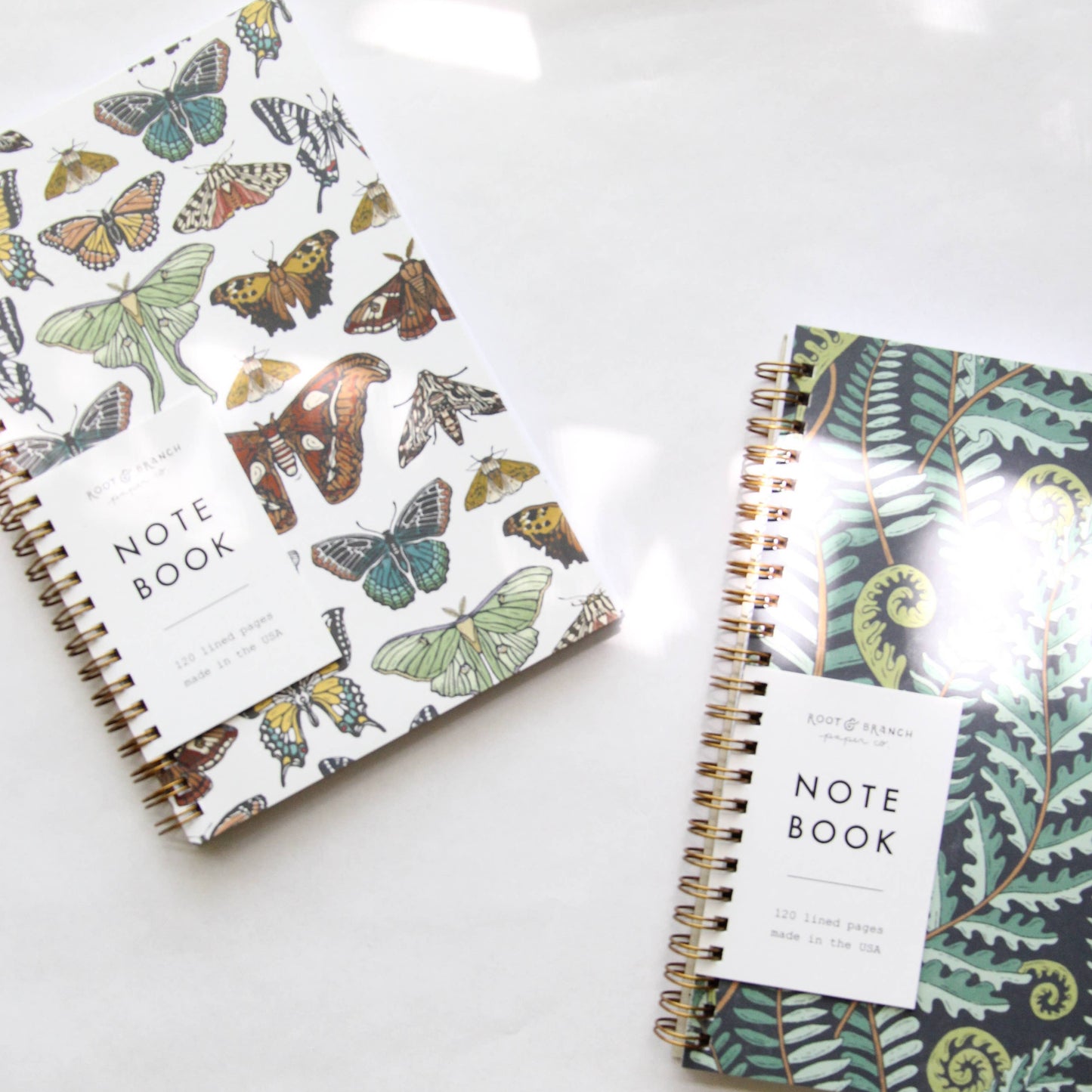 Butterfly + Moth Spiral Bound Notebook