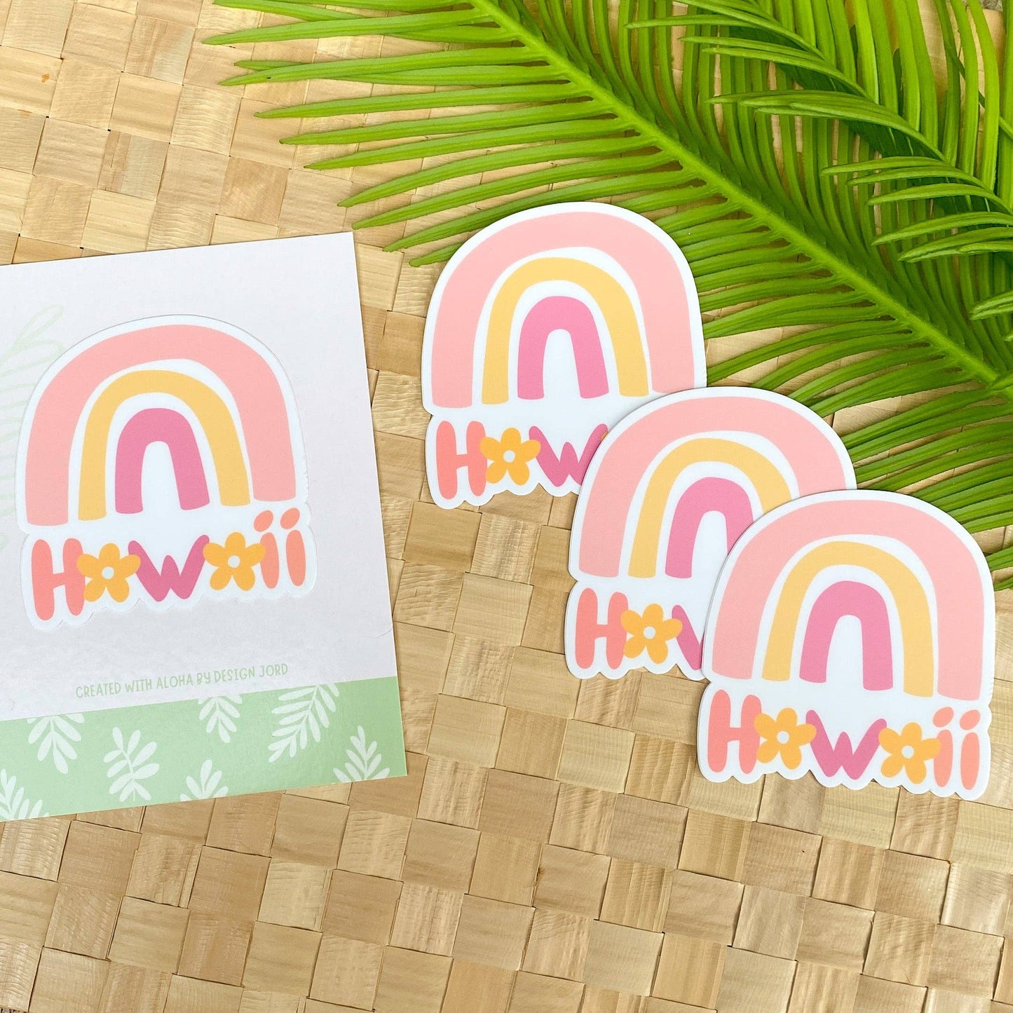 Hawaiian Rainbow Sticker