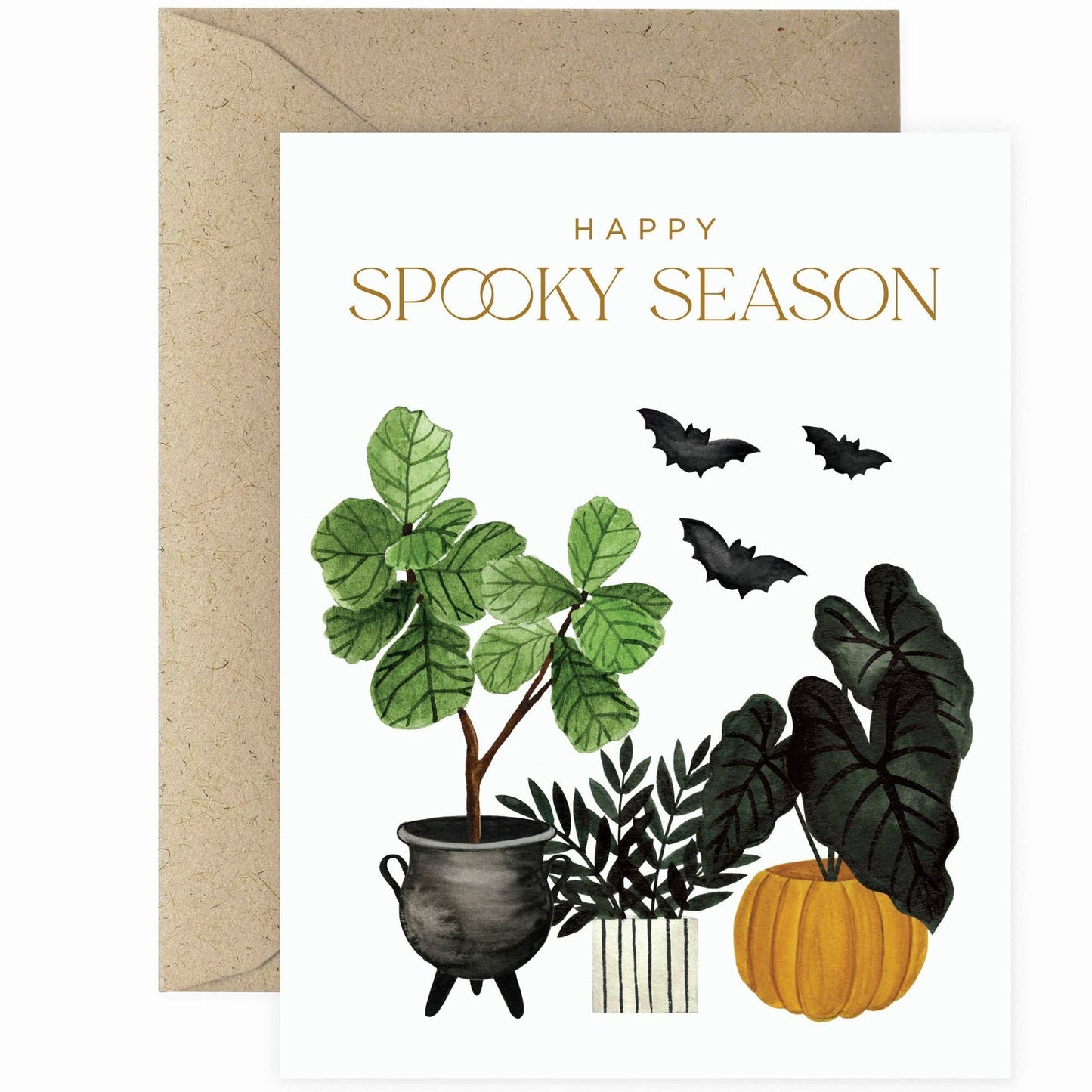 Happy Spooky Season Halloween Greeting Card | Fall Card