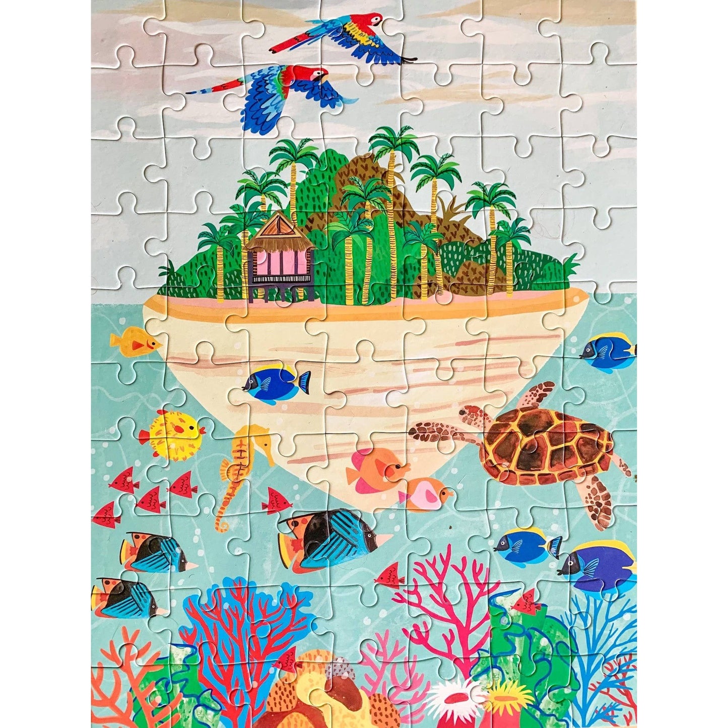 Paradise Island - kids 70 piece puzzle