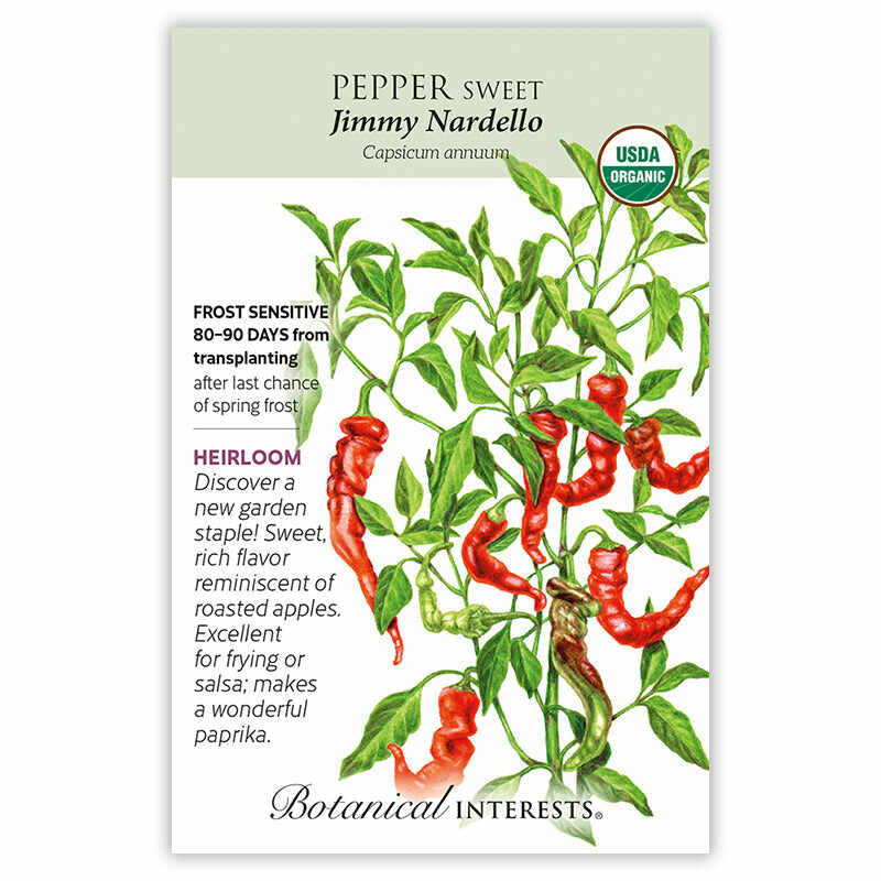 Sweet Pepper seeds 'Jimmy Nardello'