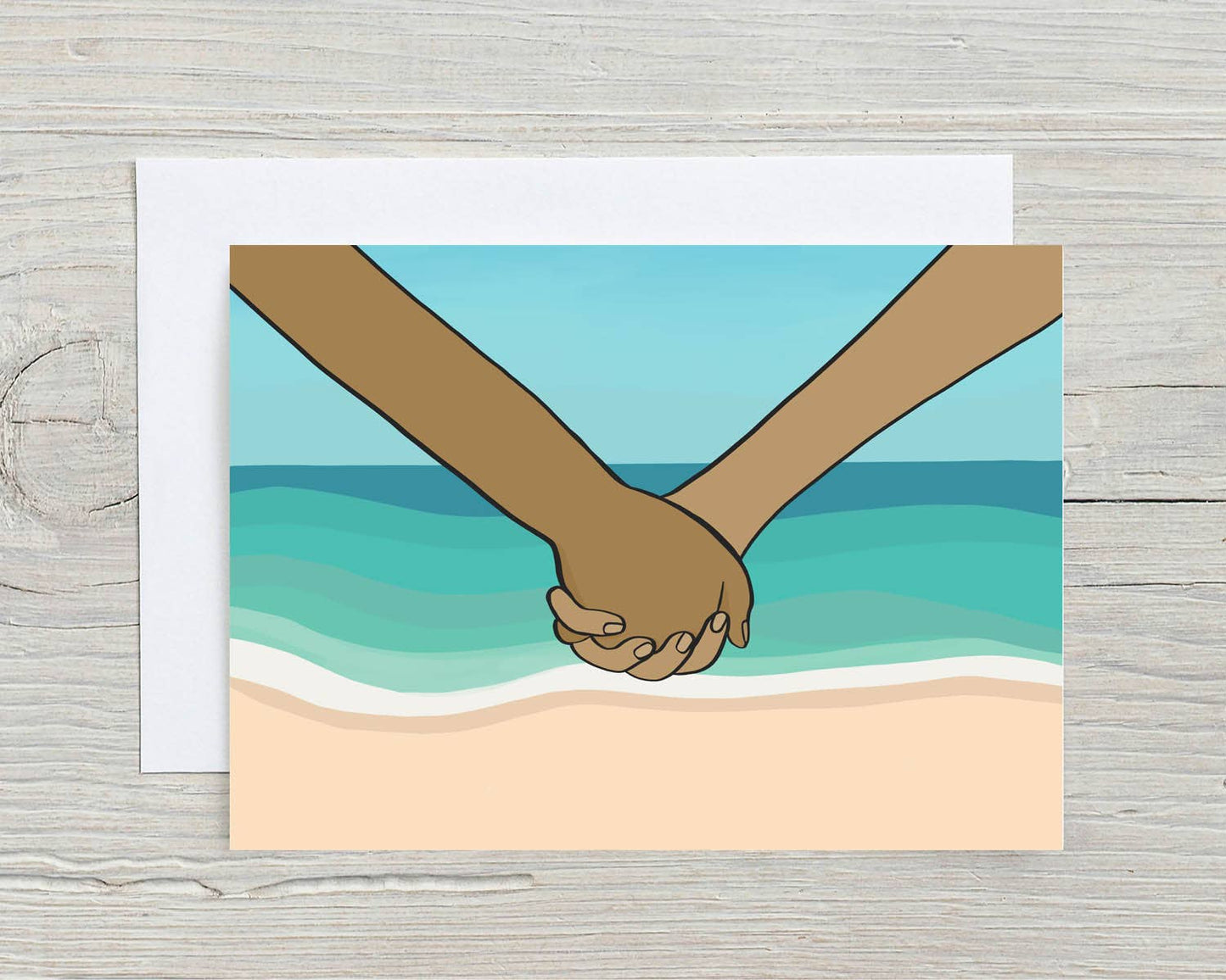 Beach Love Greeting Card
