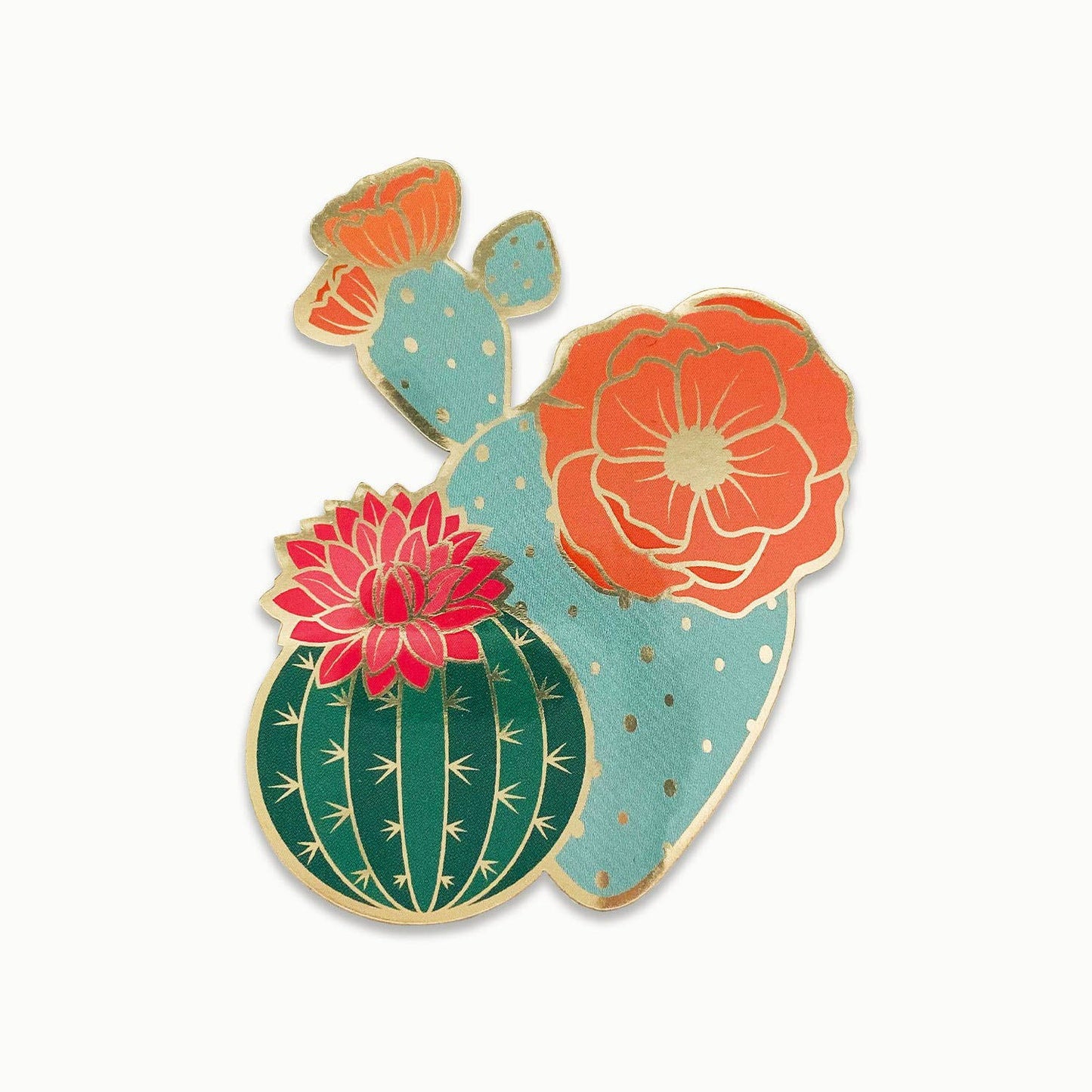 Blooming Cacti Sticker