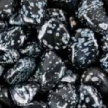 Tumbled Snowflake Obsidian