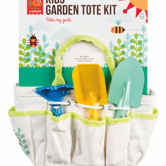 Beetle & Bee Kids Garden Tote Kit