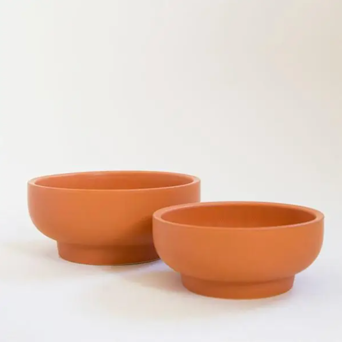 7" Pedestal Bowl - Terracotta