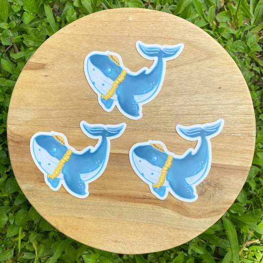 Hawaiian Humpback Whale Sticker