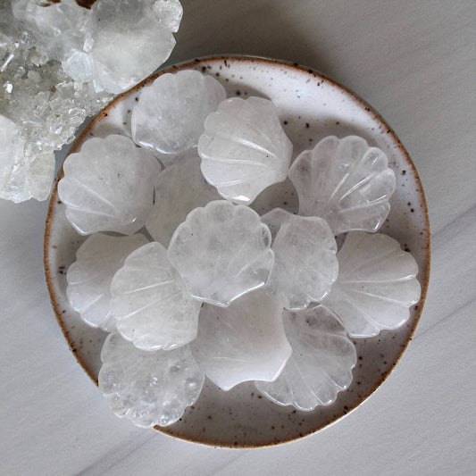 Quartz Seashell Carving