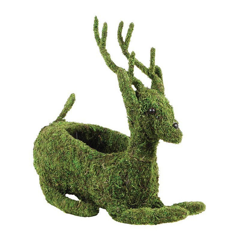 Moss Reindeer Planter