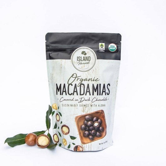 Organic Macadamias with Dark Chocolate