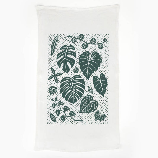 House Plants Tea Towel